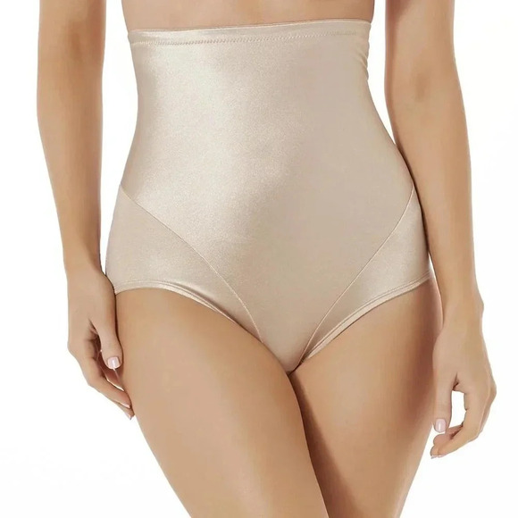 Naomi & Nicole Smooth Away High Waist Brief Black - Picture 2 of 11